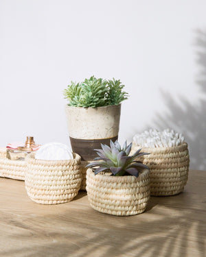 Shorouk Palm Basket Set